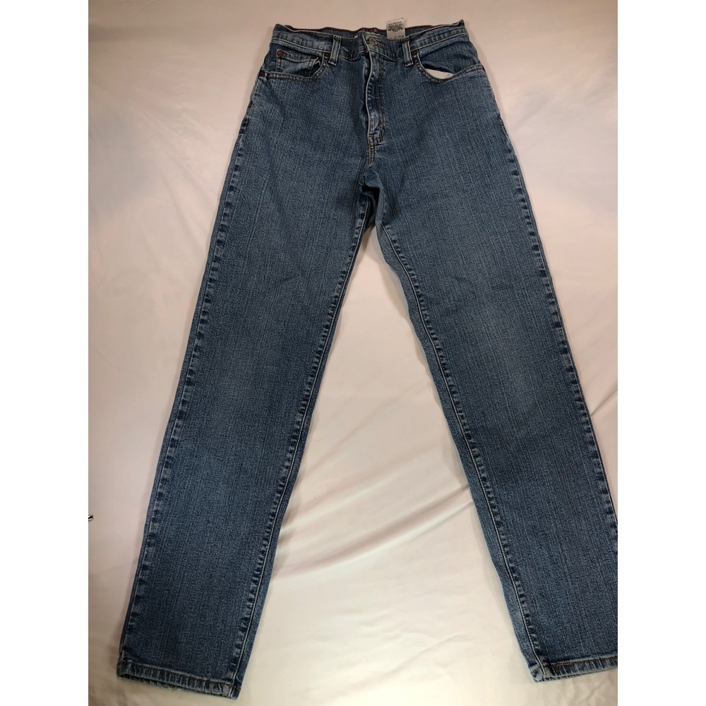 Levis 550 Womens Relaxed Fit Tapered Leg Jeans Medium Wash Blue Size 10 L